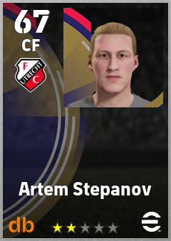 Artem Stepanov — CF, OVR 67, MAX 67