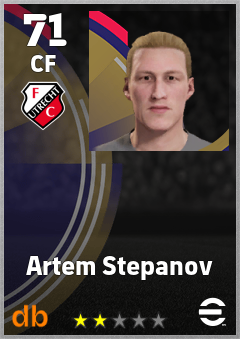 Artem Stepanov — CF, OVR 71, MAX 71