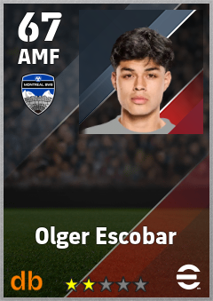 Olger Escobar — AMF, OVR 67, MAX 67