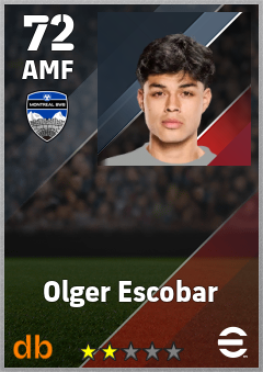 Olger Escobar — AMF, OVR 72, MAX 72