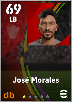 José Morales — LB, OVR 69, MAX 69