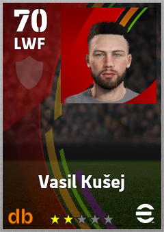 Vasil Kušej eFootball player card