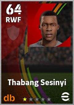 Thabang Sesinyi eFootball player card