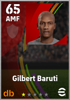 Gilbert Baruti eFootball player card
