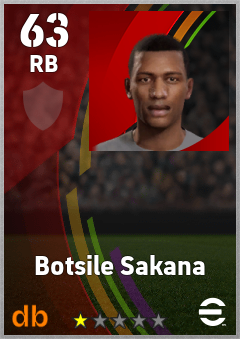 Botsile Sakana eFootball player card