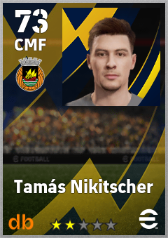 Tamás Nikitscher — CMF, OVR 73, MAX 73