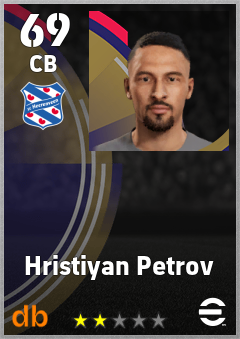 Hristiyan Petrov — CB, OVR 69, MAX 69