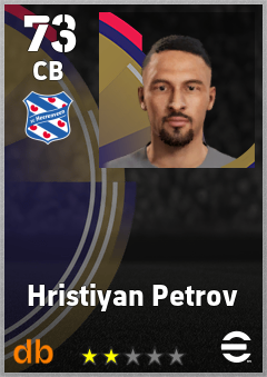 Hristiyan Petrov — CB, OVR 73, MAX 73