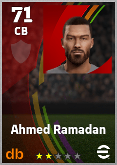 Ahmed Ramadan eFootball player card