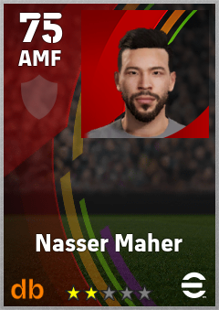 Nasser Maher — AMF, OVR 75, MAX 75
