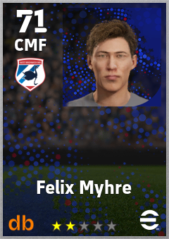 Felix Myhre — CMF, OVR 71, MAX 71