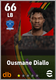 Ousmane Diallo — LB, OVR 66, MAX 66