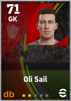 Oli Sail eFootball player card