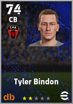 Tyler Bindon — CB, OVR 74, MAX 74