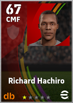 Richard Hachiro — CMF, OVR 67, MAX 67