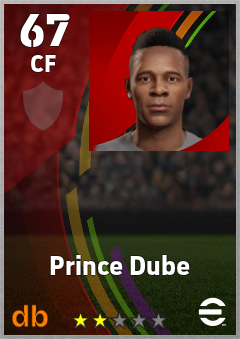 Prince Dube eFootball player card