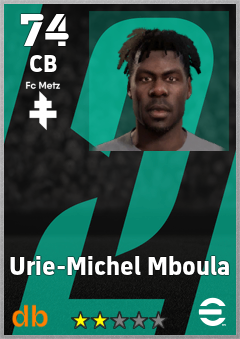 Urie-Michel Mboula — CB, OVR 74, MAX 74