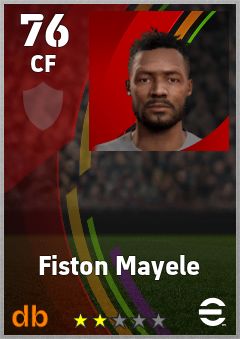 Fiston Mayele eFootball player card