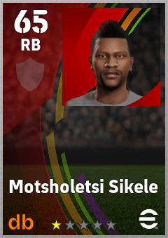 Motsholetsi Sikele eFootball player card