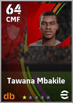 Tawana Mbakile eFootball player card