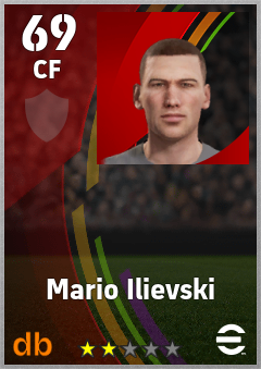 Mario Ilievski — CF, OVR 69, MAX 69