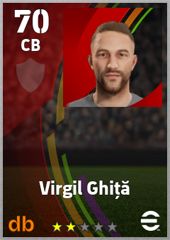 Virgil Ghiță eFootball player card