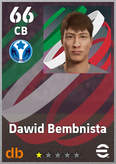 Dawid Bembnista — CB, OVR 66, MAX 66