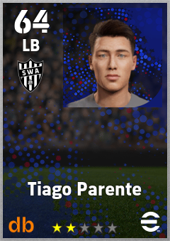 Tiago Parente — LB, OVR 64, MAX 64