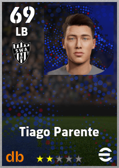 Tiago Parente — LB, OVR 69, MAX 69