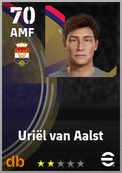 Uriël van Aalst — AMF, OVR 70, MAX 70
