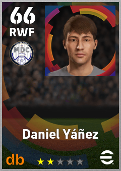 Daniel Yáñez — RWF, OVR 66, MAX 66