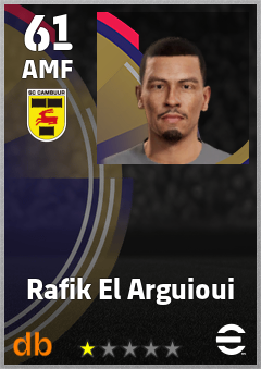 Rafik El Arguioui — AMF, OVR 61, MAX 61