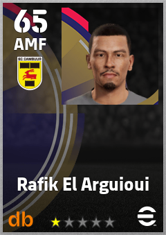 Rafik El Arguioui eFootball player card