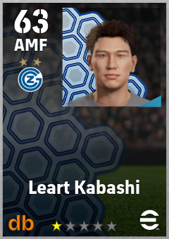 Leart Kabashi — AMF, OVR 63, MAX 63