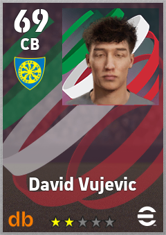 David Vujevic eFootball player card