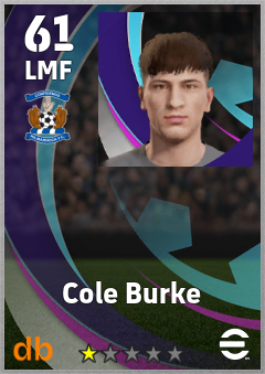 Cole Burke — LMF, OVR 61, MAX 61