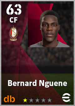 Bernard Nguene — CF, OVR 63, MAX 63