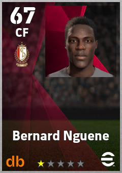 Bernard Nguene — CF, OVR 67, MAX 67