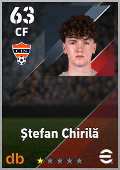 Ștefan Chirilă — CF, OVR 63, MAX 63