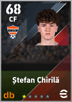 Ștefan Chirilă — CF, OVR 68, MAX 68