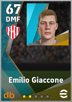 Emilio Giaccone — DMF, OVR 67, MAX 67