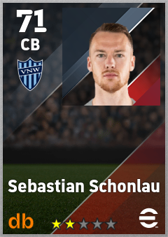 Sebastian Schonlau — CB, OVR 71, MAX 71