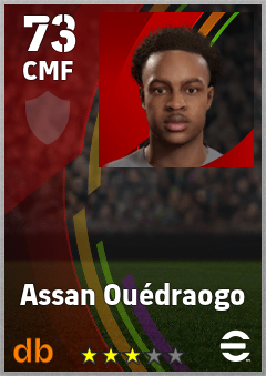 Assan Ouédraogo — CMF, OVR 73, MAX 73