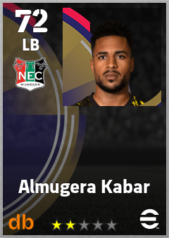 Almugera Kabar — LB, OVR 72, MAX 72