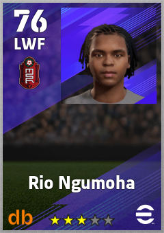 Rio Ngumoha — LWF, OVR 76, MAX 76