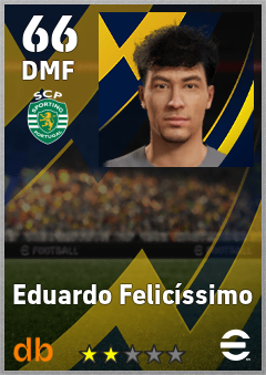 Eduardo Felicíssimo — DMF, OVR 66, MAX 66