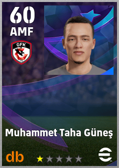 Muhammet Taha Güneş — AMF, OVR 60, MAX 60