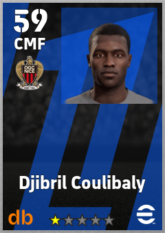 Djibril Coulibaly — CMF, OVR 59, MAX 59