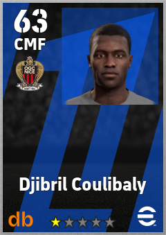Djibril Coulibaly — CMF, OVR 63, MAX 63