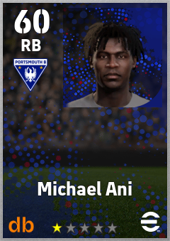 Michael Ani — RB, OVR 60, MAX 60